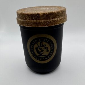 Golden state lab mason stash jar